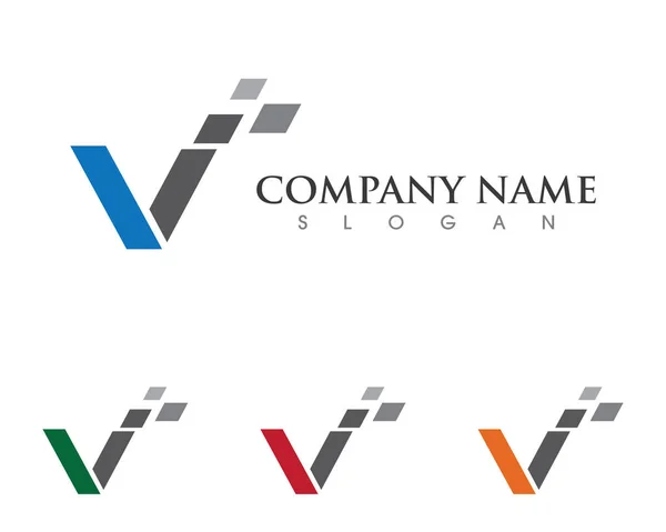 V dopise logo — Stockový vektor