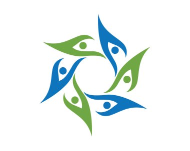 Topluluk insanlar sağlık logosu