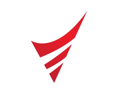 V Harfi Logo İş Şablonu Vektör Simgesi Simgesi