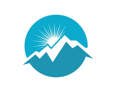 Dağlar Logo şablonu