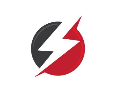 Vektör - Yıldırım ve hızlı iş logo vektör