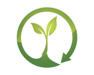 Eko Ağacı Yaprak Şablonu