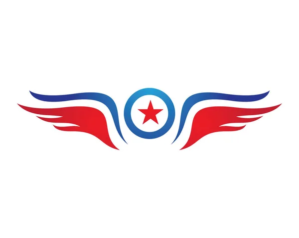 Şahin Logo şablonu — Stok Vektör