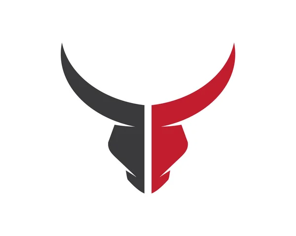 Red Bull Taurus Logo Template vector icon illustration Stock Illustration