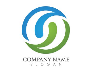 S Harfi Logo şablonu