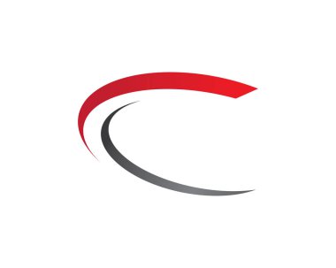 C Harfi Logo Şablonu vektör simgesi tasarımı