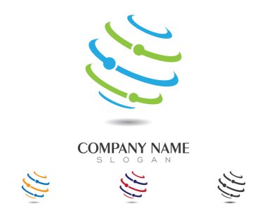 Küresel Logo şablonu