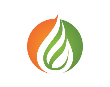 Dalga suyu logo şablonu