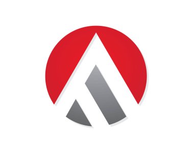 Bir harf logo şablonu