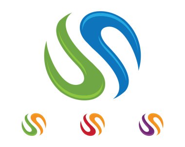 S Harfi Logo şablonu
