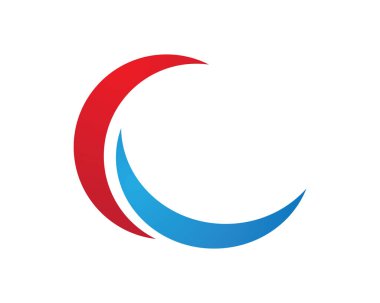 C Harfi Logo Şablonu vektör simgesi tasarımı