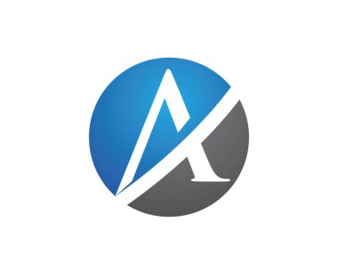 Bir harf logo şablonu