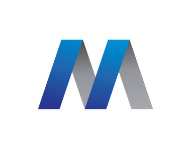 M harfi logo şablonu