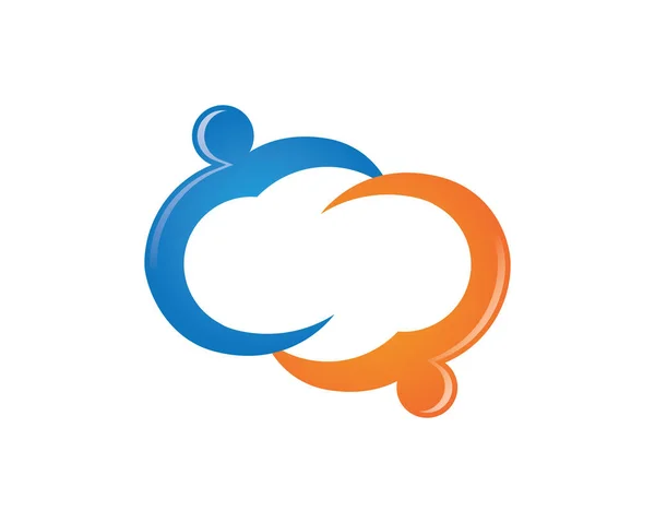 Communautaire zorg Logo — Stockvector