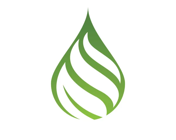 Πρότυπο λογότυπου κύμα νερού — Διανυσματικό Αρχείο