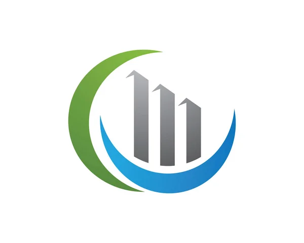 Business Finance logotyp — Stock vektor