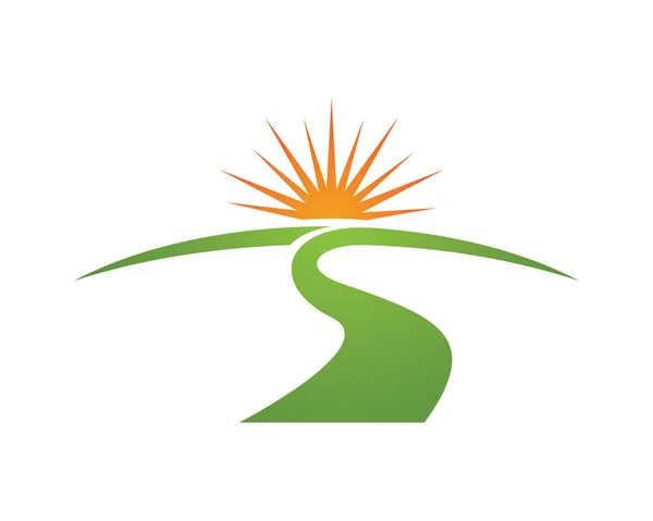 Plantilla de logotipo Sun — Archivo Imágenes Vectoriales