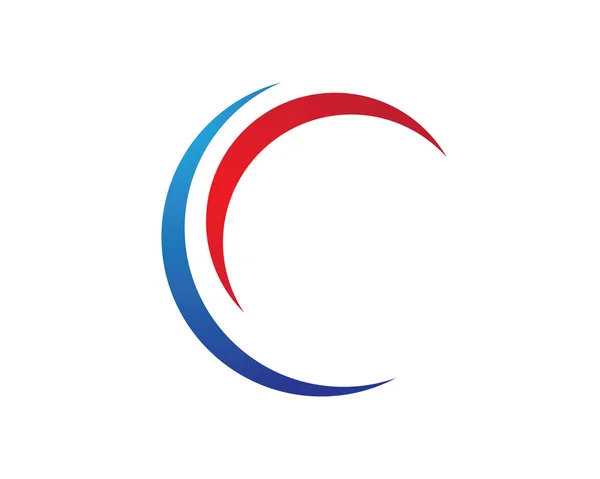 C Buchstabe Logo Vorlage — Stockvektor