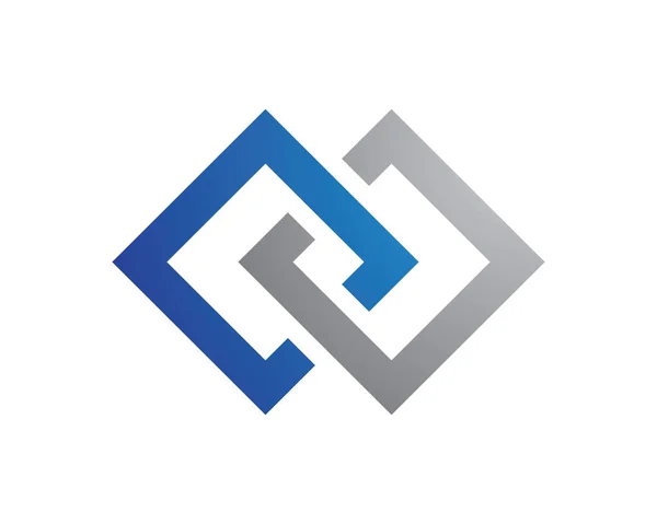 Plantilla de logotipo corporativo empresarial — Vector de stock