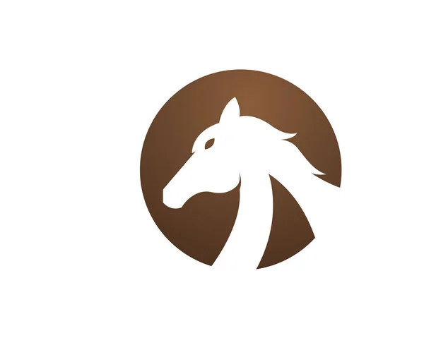 Ló logó sablon — Stock Vector