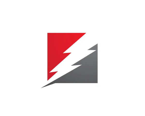 Plantilla de logotipo Lightning — Vector de stock