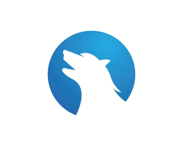 Wolf Logo šablona — Stockový vektor