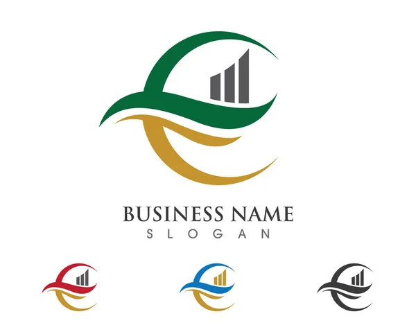 Business Finance Logo — Stock Vector