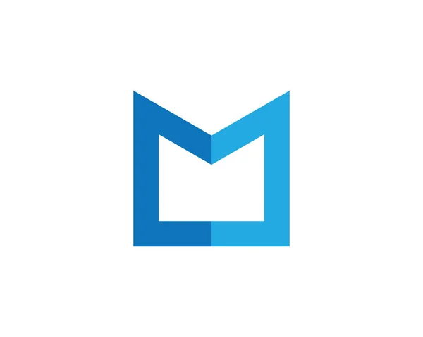 Modèle de logo lettre M — Image vectorielle