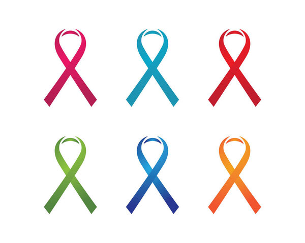 Ribbon logo template 