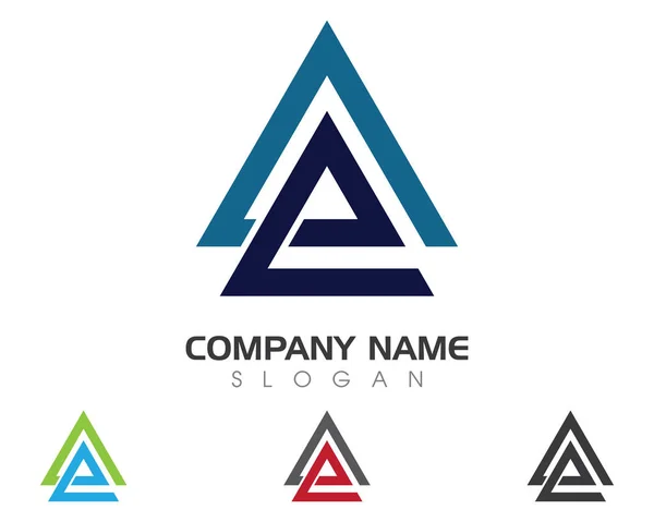Um logotipo da carta — Vetor de Stock