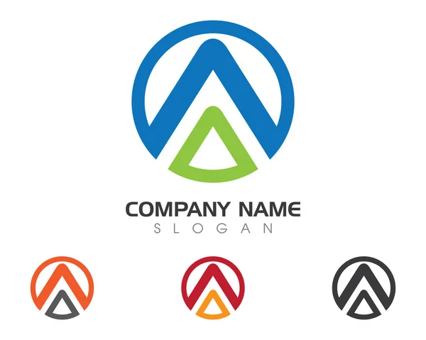 Um logotipo da carta —  Vetores de Stock
