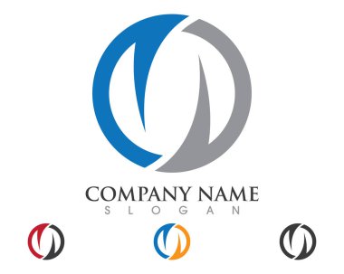 N Harfi Logo Şablonu