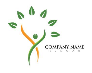 Sağlıklı Yaşam Logosu şablonu