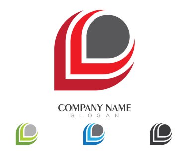 Su Dalgası Simgesi Logo Şablonu