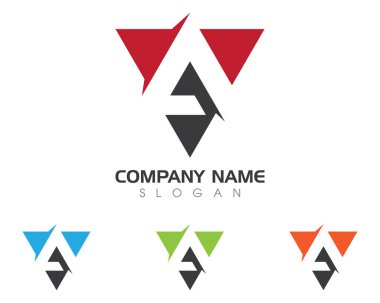  Bir harf logo şablonu