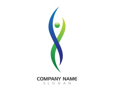 Sağlıklı Yaşam Logosu şablonu