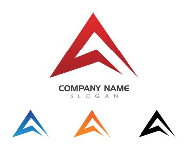 Bir harf logo şablonu