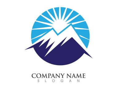 Dağlar Logo şablonu