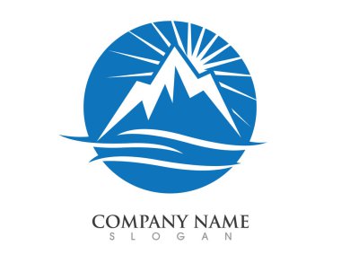 Dağlar Logo şablonu