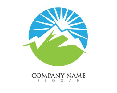 Dağlar Logo şablonu