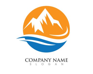 Dağlar Logo şablonu