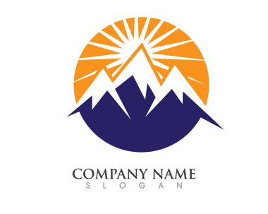 Dağlar Logo şablonu