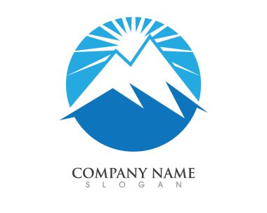 Dağlar Logo şablonu