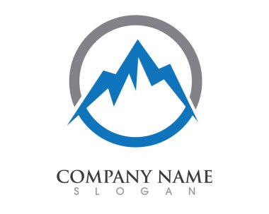 Dağlar Logo şablonu