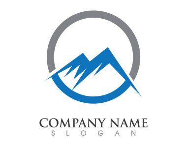 Dağlar Logo şablonu