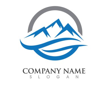 Dağlar Logo şablonu