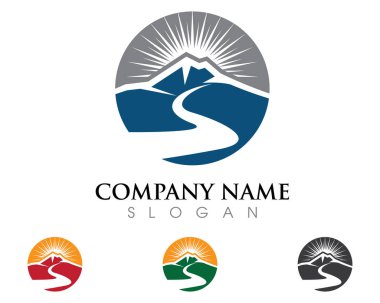 Dağlar Logo şablonu