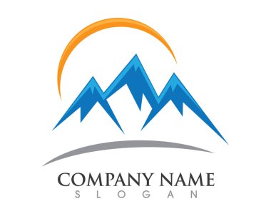 Dağlar Logo şablonu