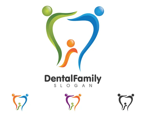 Οδοντιατρική λογότυπο πρότυπο — Διανυσματικό Αρχείο
