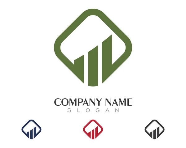 Logotipo financiero — Vector de stock